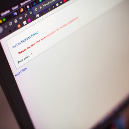 black flat screen computer monitor