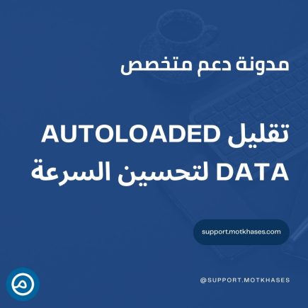 تقليل autoloaded data لتحسين السرعة